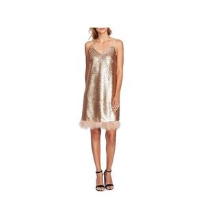CeCe Bohemian Luxe Sequin Dress